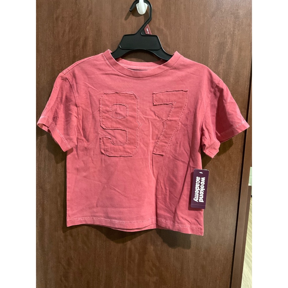 Weekend Academy Boys Varsity Tee with Short Sleeves, Size 6/7   G-027
